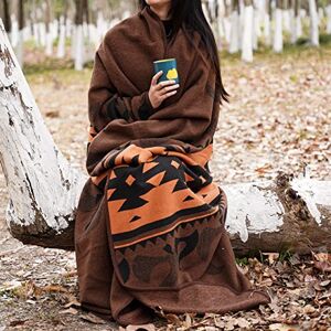 ACUSHLA Merino Wool Blanket 79X63 Warm, Thick, Washable, Large Throw Great for Bed Couch Camping Outdoor Travel Car Pets, All Seasons, Flame Brown ACUSHLA Merino Wool Blanket 79X63 Warm, Thick, Washable, Large Throw Great for Bed Couch Camping Outdoor Travel Car Pets, All Seasons, Flame Brown