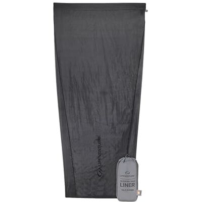 Lifeventure Silk Sleeping Bag Liner Travel and Camping Sheet, Mummy Lifeventure Silk Sleeping Bag Liner Travel and Camping Sheet, Mummy