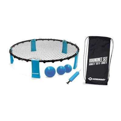 Schildkröt Roundnet Set, Complete Set for an Immediate Start, Includes 3 Balls, Ball Pump and Carrying Bag, Ultimate Fun for Young and Old, 970981 Schildkröt Roundnet Set, Complete Set for an Immediate Start, Includes 3 Balls, Ball Pump and Carrying Bag, Ultimate Fun for Young and Old, 970981