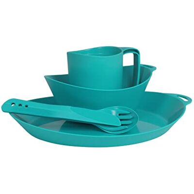 Lifeventure Ellipse 4-piece Set - Kfs, Bowl, Plate - Service Lifeventure Ellipse 4-piece Set - Kfs, Bowl, Plate - Service