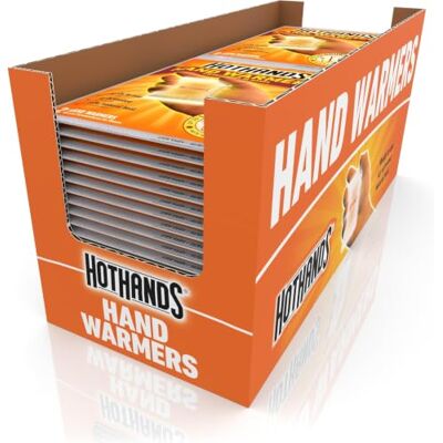 HotHands Hand Warmers Long Lasting Safe Natural Odorless Air Activated Warmers Up to 10 Hours of Heat 40 Pair HotHands Hand Warmers Long Lasting Safe Natural Odorless Air Activated Warmers Up to 10 Hours of Heat 40 Pair
