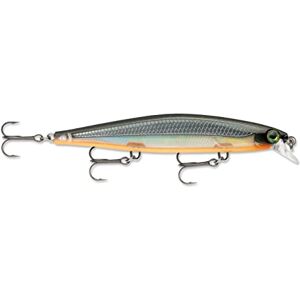 Rapala Shadow Rap Lure with Three No. 6 Hooks, 0.6-1.2 m Swimming Depth, 11 cm Size, Halloween Rapala Shadow Rap Lure with Three No. 6 Hooks, 0.6-1.2 m Swimming Depth, 11 cm Size, Halloween