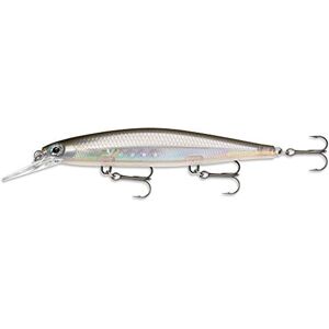 Rapala Shadow Rap Deep Lure with Three No. 6 Hooks, 1.2-2.4 m Swimming Depth, 11 cm Size, Ghost Shiner Rapala Shadow Rap Deep Lure with Three No. 6 Hooks, 1.2-2.4 m Swimming Depth, 11 cm Size, Ghost Shiner