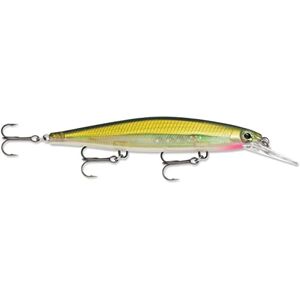 Rapala Shadow Rap Deep Lure with Three No. 6 Hooks, 1.2-2.4 m Swimming Depth, 11 cm Size, Olive Green Rapala Shadow Rap Deep Lure with Three No. 6 Hooks, 1.2-2.4 m Swimming Depth, 11 cm Size, Olive Green