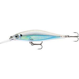 Rapala Shadow Rap Shad Deep Lure with Two No. 6 Hooks, 1.5-1.8 m Swimming Depth, 9 cm Size, Albino Shiner Rapala Shadow Rap Shad Deep Lure with Two No. 6 Hooks, 1.5-1.8 m Swimming Depth, 9 cm Size, Albino Shiner