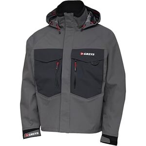 Greys Tital Fishing Jacket Waterproof Wading Fishing Jacket For Sea, Lake, River And Coastal Fishing 15,000mm Membrane 3-Layer Nylon Oxford 160D Teflon Coating L Greys Tital Fishing Jacket Waterproof Wading Fishing Jacket For Sea, Lake, River And Coastal Fishing 15,000mm Membrane 3-Layer Nylon Oxford 160D Teflon Coating L