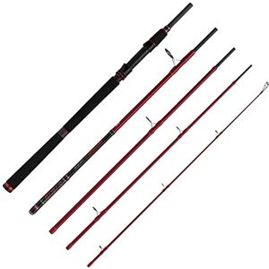 Penn Squadron III Travel SW Spin Spinning Rod, Fishing Rods, Spinning Rods, Sea Fishing, Travel Rod, Unisex, Black, 2.40m 75-150g Penn Squadron III Travel SW Spin Spinning Rod, Fishing Rods, Spinning Rods, Sea Fishing, Travel Rod, Unisex, Black, 2.40m 75-150g