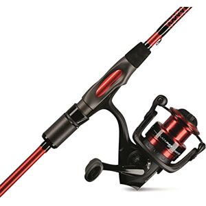 Ugly Stik 6’6” Carbon Spinning Fishing Rod and Reel Spinning Combo, Graphite with Graphite Tip Design, 6’6” 2-Piece Fast Action Rod,Red/Black Ugly Stik 6’6” Carbon Spinning Fishing Rod and Reel Spinning Combo, Graphite with Graphite Tip Design, 6’6” 2-Piece Fast Action Rod,Red/Black