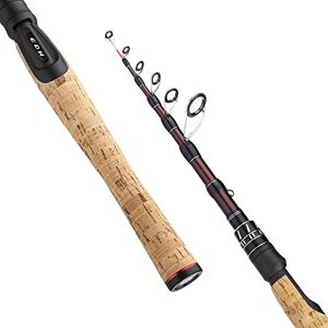 EOW XPEDITE Portable Telescopic Fishing Rods, Spinning & Casting, 24T Carbon Blanks & Solid Carbon Tip, Cork Handle, Travel Rod, Short Collapsible Rods (Rod Spinning/Action Fast/Power M, 7') EOW XPEDITE Portable Telescopic Fishing Rods, Spinning & Casting, 24T Carbon Blanks & Solid Carbon Tip, Cork Handle, Travel Rod, Short Collapsible Rods (Rod Spinning/Action Fast/Power M, 7')