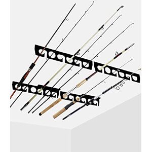 WIPHANY Fishing Rod Racks Wall or Ceiling Fishing Rod/Pole Rack Holder Storage Hook Holds up to 12 Fishing Rods Wall Mounted for Garage Cabin and Basement WIPHANY Fishing Rod Racks Wall or Ceiling Fishing Rod/Pole Rack Holder Storage Hook Holds up to 12 Fishing Rods Wall Mounted for Garage Cabin and Basement