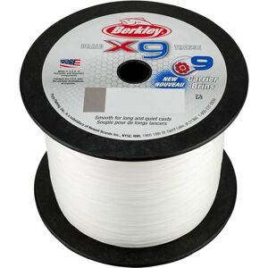 Berkley X9 Braided Fishing Line 9 Strand Braid Line for Saltwater and Freshwater Fishing, Unisex,, Crystal, 31.5kg 2188yd 2000m Berkley X9 Braided Fishing Line 9 Strand Braid Line for Saltwater and Freshwater Fishing, Unisex,, Crystal, 31.5kg 2188yd 2000m