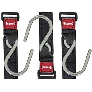 Eskimo Alloy Steel 30611 Ice Shelter Coat Hooks, Black, Standard Eskimo Alloy Steel 30611 Ice Shelter Coat Hooks, Black, Standard
