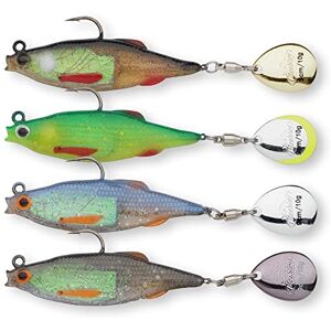 Berkley Pulse Realistic Roach Flash Soft Rubber fishing lures with spinner blade tail and razor sharp hooks. Lures for fishing for perch, zander, pike and bass. Ready to fish spinning lures., 9cm Berkley Pulse Realistic Roach Flash Soft Rubber fishing lures with spinner blade tail and razor sharp hooks. Lures for fishing for perch, zander, pike and bass. Ready to fish spinning lures., 9cm