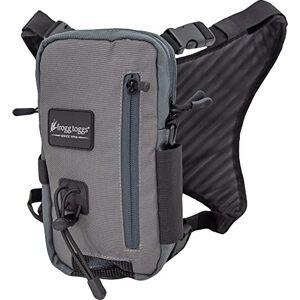 FROGG TOGGS Hightide Fishing Chest Pack, Easy Hands-Free Tackle Storage Bag with Built-in Rod Support, Solid Elements FROGG TOGGS Hightide Fishing Chest Pack, Easy Hands-Free Tackle Storage Bag with Built-in Rod Support, Solid Elements