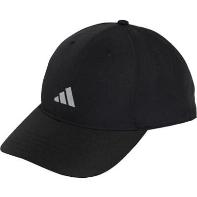 adidas Unisex Running Essential Climacool 6 Panel Baseball Hat, Black/Reflective Silver, L-XL adidas Unisex Running Essential Climacool 6 Panel Baseball Hat, Black/Reflective Silver, L-XL