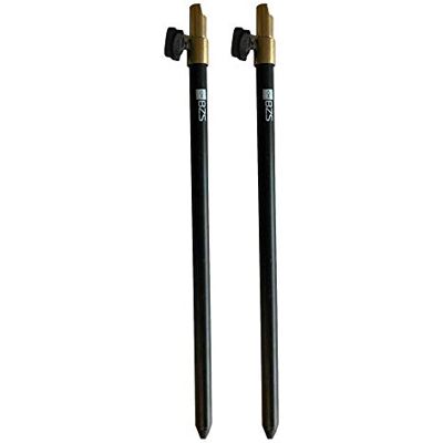 BZS Adjustable Telescopic Black Aluminium Bank Stick Extending Tackle Rod Rest for Carp, Coarse, and Match Fishing BZS Adjustable Telescopic Black Aluminium Bank Stick Extending Tackle Rod Rest for Carp, Coarse, and Match Fishing