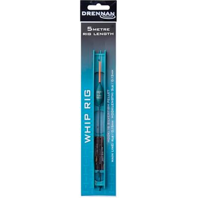 Drennan Pre-Tied Whip Fishing Rig Pole Float Rig with Hook, Line & Shot for Carp & Coarse Fishing Drennan Pre-Tied Whip Fishing Rig Pole Float Rig with Hook, Line & Shot for Carp & Coarse Fishing
