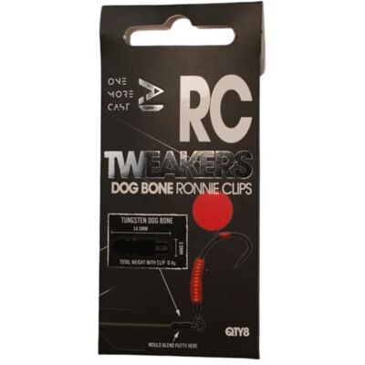 One More Cast TWEAKERS DOG BONE RONNIE CLIP Quick-Change Spinner Rig Sinker Weight One More Cast TWEAKERS DOG BONE RONNIE CLIP Quick-Change Spinner Rig Sinker Weight