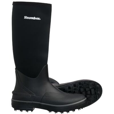 Snowbee Rockhopper Spike Sole Wading Boots with Neoprene Uppers & Side Zip, Tungsten Carbide Studs for Rock‑Fishing & Shore Wading Sizes 6-11 Snowbee Rockhopper Spike Sole Wading Boots with Neoprene Uppers & Side Zip, Tungsten Carbide Studs for Rock‑Fishing & Shore Wading Sizes 6-11