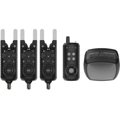 Sonik Sports Gizmo2 Bite Alarm 3 Rod Set Inc FREE Light HC0088 Sonik Sports Gizmo2 Bite Alarm 3 Rod Set Inc FREE Light HC0088