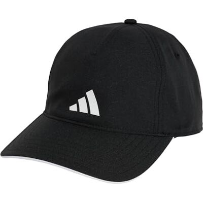 adidas Unisex Bball Aeroready Hat, Black/White/White, S-M adidas Unisex Bball Aeroready Hat, Black/White/White, S-M