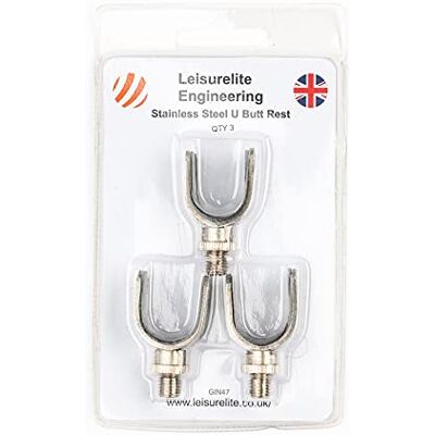 NGT Stainless Steel U Rest/rod rest x 3 coarse fishing NGT Stainless Steel U Rest/rod rest x 3 coarse fishing