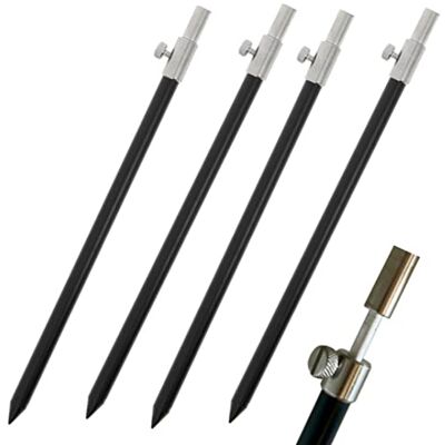 NGT Coarse Carp Fishing Tackle Extendable Bankstick 30-50 Small Black Aluminium (4x Bankstick) NGT Coarse Carp Fishing Tackle Extendable Bankstick 30-50 Small Black Aluminium (4x Bankstick)