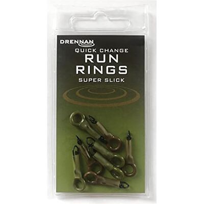 Drennan Quick Change Run Rings Super Slick Qty 8 Drennan Quick Change Run Rings Super Slick Qty 8
