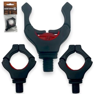 Lidsters Fishing Supplies 3 x Lidsters Deluxe Rod Rests Secure Rod Back Butt Rest Carp Fishing Grip Red Lidsters Fishing Supplies 3 x Lidsters Deluxe Rod Rests Secure Rod Back Butt Rest Carp Fishing Grip Red