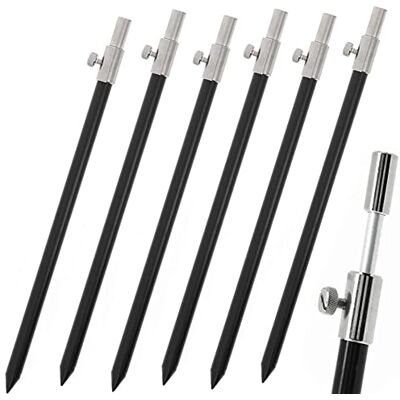 NGT Coarse Carp Fishing Tackle Extendable Bankstick 30-50 Small Black Aluminium (6x Bankstick) NGT Coarse Carp Fishing Tackle Extendable Bankstick 30-50 Small Black Aluminium (6x Bankstick)