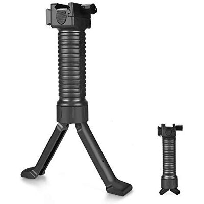 OTraki Pod Grips Extender 20 mm Rail Vertical Rifle Foregrip 2 in1 Keymod Bipod Freely Shrinkable Rails Airsoft Grips for Outdoor Shooting Air Picatinny Weaver OTraki Pod Grips Extender 20 mm Rail Vertical Rifle Foregrip 2 in1 Keymod Bipod Freely Shrinkable Rails Airsoft Grips for Outdoor Shooting Air Picatinny Weaver