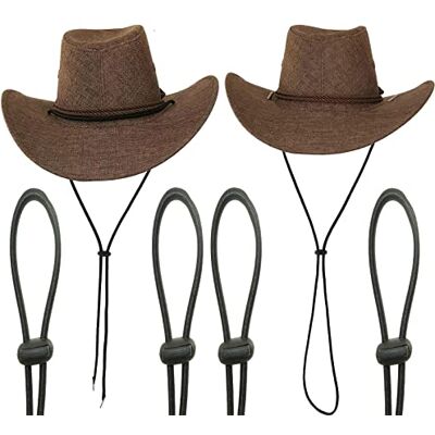 Pmsanzay 4pack Elastic Hats Removable Chin Cord, With Removable Chin Strap & Spring Loaded Stop Cord Lock- Super easy to add to hat. for Swim Goggles Fishing,Hiking,Camping,Boating,Sailing,Cycling. Pmsanzay 4pack Elastic Hats Removable Chin Cord, With Removable Chin Strap & Spring Loaded Stop Cord Lock- Super easy to add to hat. for Swim Goggles Fishing,Hiking,Camping,Boating,Sailing,Cycling.