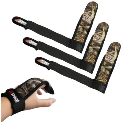 Gaomumu 4PCS Single Finger Fishing Glove, Heavy Duty Anti-Slip Finger Protector for Surf Casting Braided Lines, Adjustable Ambidextrous Design for Sea Fishing & Angling Gaomumu 4PCS Single Finger Fishing Glove, Heavy Duty Anti-Slip Finger Protector for Surf Casting Braided Lines, Adjustable Ambidextrous Design for Sea Fishing & Angling
