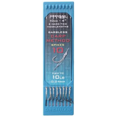 Drennan 4" Carp Method Spike Hook Plate: 10 To 10lb Drennan 4" Carp Method Spike Hook Plate: 10 To 10lb