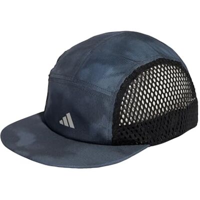 adidas Unisex Running Graphic Hat, Onix/Carbon, S-M adidas Unisex Running Graphic Hat, Onix/Carbon, S-M