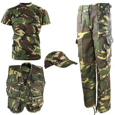 Kombat UK Kids DPM Camouflage Explorer Army Kit Camo, 12-13 Years Kombat UK Kids DPM Camouflage Explorer Army Kit Camo, 12-13 Years