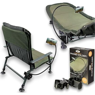 Lidsters Fishing Supplies NGT HANDS FREE Flexable Phone Holder Carp Fishing fits Chair Bedchair Table Overnight Camping Lidsters Fishing Supplies NGT HANDS FREE Flexable Phone Holder Carp Fishing fits Chair Bedchair Table Overnight Camping