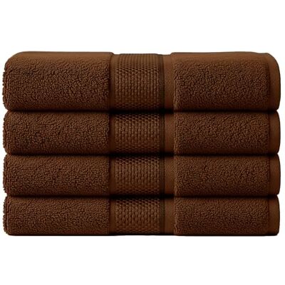 HOUSEGADS Premium Hand Towels For Bathroom & Kitchen 100% Egyptian Cotton 550 GSM Super Soft & Absorbent, Quick Dry, Hotel & Spa Quality Thick Hand Towels (50 X 80 CM) (8, Chocolate) HOUSEGADS Premium Hand Towels For Bathroom & Kitchen 100% Egyptian Cotton 550 GSM Super Soft & Absorbent, Quick Dry, Hotel & Spa Quality Thick Hand Towels (50 X 80 CM) (8, Chocolate)