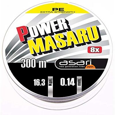 Asari Power Masaru Braided Line 300 M Verde 0.200 mm Asari Power Masaru Braided Line 300 M Verde 0.200 mm
