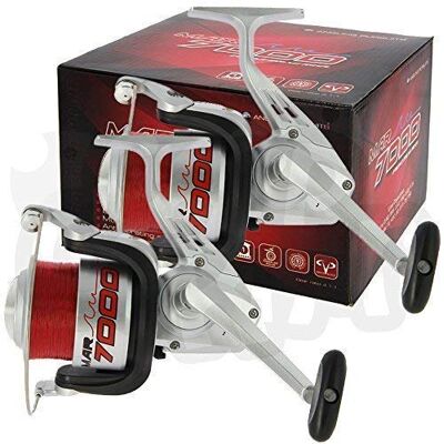 NGT 2 x MAR7000 1BB Multi Disk Front Drag Sea Fishing Reel Pre Loaded 15lb Line NGT 2 x MAR7000 1BB Multi Disk Front Drag Sea Fishing Reel Pre Loaded 15lb Line