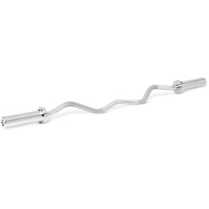 Amazon Basics Olympic 5.1 cm Curl Barbell Bar, 119.2cm Chrome Amazon Basics Olympic 5.1 cm Curl Barbell Bar, 119.2cm Chrome