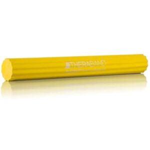 Theraband Resistance Bar, FlexBar, Pain Relief for Tennis Elbow Injury, Tendonitis & Improve Grip Strength, Rehab and Therapy after Injury, Yellow, Extra Light Beginner Theraband Resistance Bar, FlexBar, Pain Relief for Tennis Elbow Injury, Tendonitis & Improve Grip Strength, Rehab and Therapy after Injury, Yellow, Extra Light Beginner
