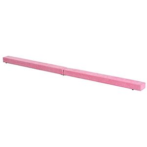 HOMCOM 2.1M 7FT Gymnastics Folding Balance Beam Home Gym Training Exercise Sports Pink HOMCOM 2.1M 7FT Gymnastics Folding Balance Beam Home Gym Training Exercise Sports Pink