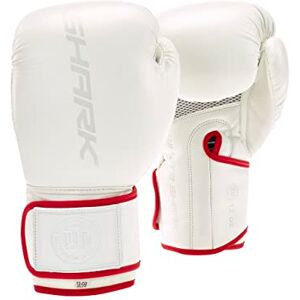 VIP Unisex Hite Shark Pro Training Sparring, Dx Lenta Pu Hide Leather Muay Thai Mma Kickboxing He Boxing Gloves, White, 10oz UK VIP Unisex Hite Shark Pro Training Sparring, Dx Lenta Pu Hide Leather Muay Thai Mma Kickboxing He Boxing Gloves, White, 10oz UK