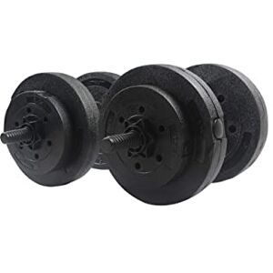 Athlyt Adjustable Dumbbell Set with Barbell Link in Black Unisex – Weight Training Equipment & At Home Workout Equipment – 25 kg Barbell Dumbbell Weight Set – Indoor Weight Training & Gym Home Fitness Athlyt Adjustable Dumbbell Set with Barbell Link in Black Unisex – Weight Training Equipment & At Home Workout Equipment – 25 kg Barbell Dumbbell Weight Set – Indoor Weight Training & Gym Home Fitness