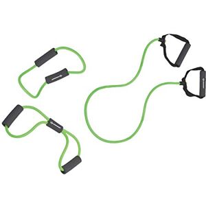 Schildkröt 3-Piece Expander Set, Green Anthracite with Resistance Levels for Fitness Training Schildkröt 3-Piece Expander Set, Green Anthracite with Resistance Levels for Fitness Training
