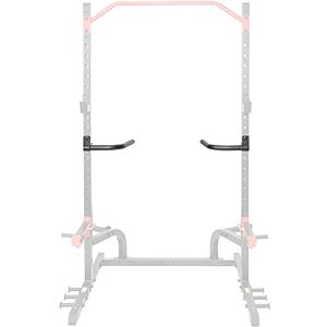 Sunny Health & Fitness Sunny Health and Fitness Power Rack and Cage Add-on Attachment Accessory: Bar Holder, Dip Bars, J-Hook, LAT Pulldown, Landmine, or U-Ring. Sunny Health & Fitness Sunny Health and Fitness Power Rack and Cage Add-on Attachment Accessory: Bar Holder, Dip Bars, J-Hook, LAT Pulldown, Landmine, or U-Ring.