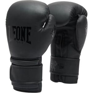 LEONE 1947 , Black Edition Boxing Gloves, Unisex Adult, Black, 14 oz, GN059 LEONE 1947 , Black Edition Boxing Gloves, Unisex Adult, Black, 14 oz, GN059