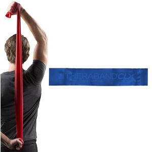 Theraband CLX Latex-Free Resistance Band, 11 Loops for Pilates, Home Gym, Professional Physical Therapy & Fitness Equipment, 2.5 Metre, Blue, Extra Heavy Theraband CLX Latex-Free Resistance Band, 11 Loops for Pilates, Home Gym, Professional Physical Therapy & Fitness Equipment, 2.5 Metre, Blue, Extra Heavy