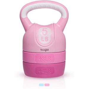 Yes4All Cement Adjustable Kettlebell Pink, 5.4 kg Yes4All Cement Adjustable Kettlebell Pink, 5.4 kg